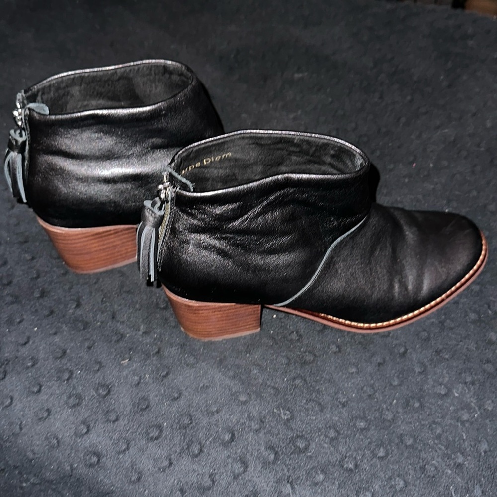Toms Black Heeled Boots